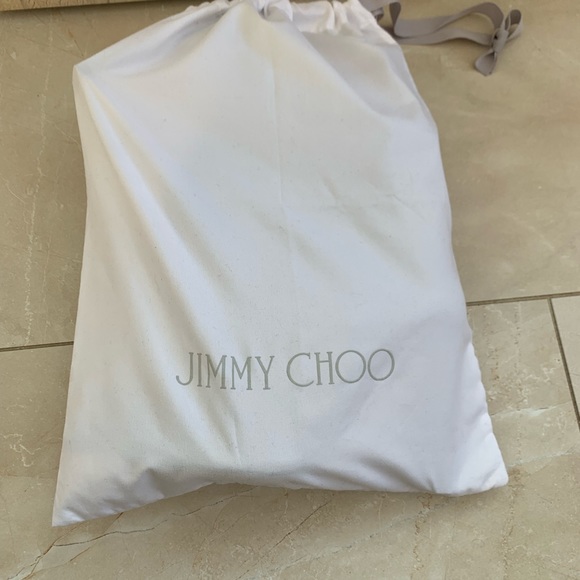 Jimmy Choo ankle sock silver metallic boots size 6.5 - Picture 7 of 7